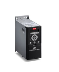 131L9862 FC-101PK75T4E20H4XXCXXXSXXXXAXBXCXXXXDX VLT HVAC Basic Drive FC 101 0.75 KW / 1.0 HP, 380-480 VAC, IP20 / Chassis, RFI class A1 (C2), No brake chopper, No Mains Option No A Option, No B Option, Coated PCB 