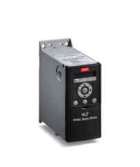 131L9863  FC-101P1K5T4E20H4XXCXXXSXXXXAXBXCXXXXDX VLT HVAC Basic Drive FC 101 1.5 KW / 2.0 HP, 380-480 VAC, IP20 / Chassis, RFI class A1 (C2), No brake chopper, No Mains Option No A Option, No B Option, Coated PCB 